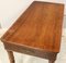 19th Century Italian Charles X Table Desk in Walnut, Image 11