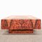Vintage Square Coffee Table in Briar, 1970s, Image 1