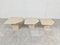 Travertine Nesting Tables, 1970s, Set of 3, Image 1