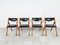 Coronet Folding Chairs from Norquist, 1960s, Set of 4 1