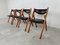 Coronet Folding Chairs from Norquist, 1960s, Set of 4 5