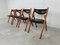 Coronet Folding Chairs from Norquist, 1960s, Set of 4, Image 5