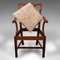 Englischer Georgian Revival Chippendale Elbow Chair aus Nussholz, 1860er 12