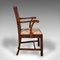 English Georgian Revival Chippendale Elbow Chair in Walnut, 1860s 3