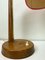 Wood and Brass Table Lamp attributed to Temde, 1960s 4