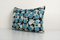 Blue Floral Roller Printed Cushion Cover, 2010s 2