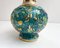 Vintage 24 Karat Gold Fayence Vase, Belgien, 1950er 4