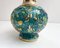 Vintage 24k Gold Faience Vase, Belgium, 1950s 4