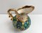 Vintage 24 Karat Gold Fayence Vase, Belgien, 1950er 5