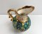 Vintage 24k Gold Faience Vase, Belgium, 1950s 5