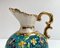 Vintage 24k Gold Faience Vase, Belgium, 1950s 7