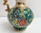 Vintage 24k Gold Faience Vase, Belgium, 1950s 6