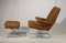 Swing Sessel & Fußhocker von Reinhold Adolf & Hans-Jürgen Schräpfer für COR, 1970er, 2er Set 1