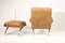 Swing Lounge Chair and Ottoman by Reinhold Adolf and Hans-Jürgen Schräpfer for COR, 1970s, Set of 2, Image 4