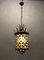 Lámpara colgante vintage de hierro forjado, años 50, Imagen 3