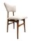 Mid-Century Cream Bouclé and Light Wood Dining Chairs, Europe, 1960s, Set of 6 3