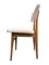 Mid-Century Cream Bouclé and Light Wood Dining Chairs, Europe, 1960s, Set of 6 11