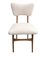 Mid-Century Cream Bouclé and Light Wood Dining Chairs, Europe, 1960s, Set of 6 15