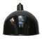 Lámparas de pared Scones industriales vintage de hierro fundido esmaltado en negro, Imagen 4