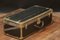 Flat Suitcase in Black Canvas and Brass, 1920s 7