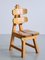 Spanish Sculptural Brutalist Dining Chairs in Oak, 1970s, Set of 6 10