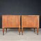 Tables de Chevet Vintage en Bois, Italie, 1950s, Set de 2 12