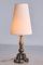 Lámpara de mesa sueca de latón de CG Hallberg, años 30, Imagen 9
