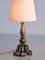 Lámpara de mesa sueca de latón de CG Hallberg, años 30, Imagen 8