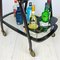 Mid-Century Wood and Glass Bar Cart Trolley by Ico Parisi for De Baggis, 1960s 13