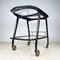 Mid-Century Wood and Glass Bar Cart Trolley by Ico Parisi for De Baggis, 1960s 8