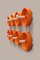 Space Age Wall Coat Rack in Orange, 1960s, Image 2