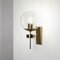 Wall Lamp in Handblown Glass and Brass from Kamenicky Senov, 1970s, Image 7