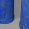 Italienische blau marmorierte Scagliola Säulen, 2 . Set 2