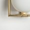 Wall Lamp in Brass and Opaline Glass, Italy, 1970s 7