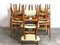 Vintage Italian Dining Chairs, 1960s, Set of 10 8