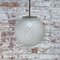 Mid-Century Brass Top Pendant Lights in Clear Glass, Image 6