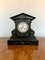 Antique Victorian Marble Eight Day Mantle Clock, 1860 2