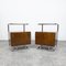 Bauhaus Tubular Steel Bedside Tables by Petr Vichr for Kovona, 1930s, Set of 2 18