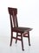 Belgian Art Nouveau Marguerite Dining Chairs by Serrurier Bovy, 1900s, Set of 4 4