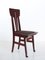 Belgian Art Nouveau Marguerite Dining Chairs by Serrurier Bovy, 1900s, Set of 4, Image 4