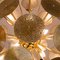 Deckenlampe im Sputnik-Stil mit Muranoglasscheiben 5