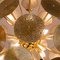 Sputnik Style Ceiling Lamp with Murano Glass Discs, Image 5