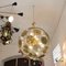 Lampada da soffitto in stile Sputnik con dischi in vetro di Murano, Immagine 3