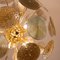 Sputnik Style Ceiling Lamp with Murano Glass Discs 2