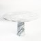Mid-Century Marble Dining Table with Conical Base in the style of Angelo Mangiarotti, Image 1