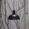 Vintage Industrial Factory Black Enamel Pendant Light 5