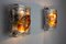 Orange Murano Glass Wall Lights from Mazzega, Italy, 1970a, Set of 2, Image 6