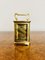 Horloge Carrosse Victorienne Antique en Laiton, 1890s 3