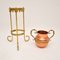 Copper and Brass Plant Stand, 1890s 3