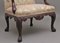 Antique Carved Mahogany Library Armchair in the Chippendale Style, 1880, Image 7